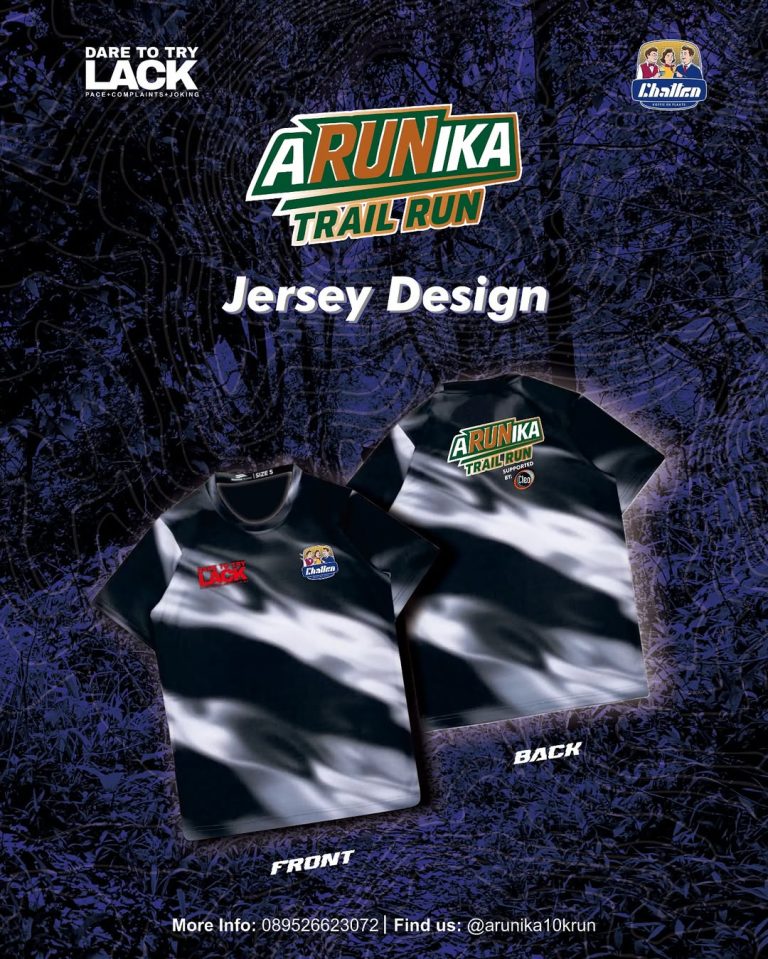 Jersey Design aRUNikaTrailRun 10K - Chatten Cafe x Dare To Try Lack (DT2L)