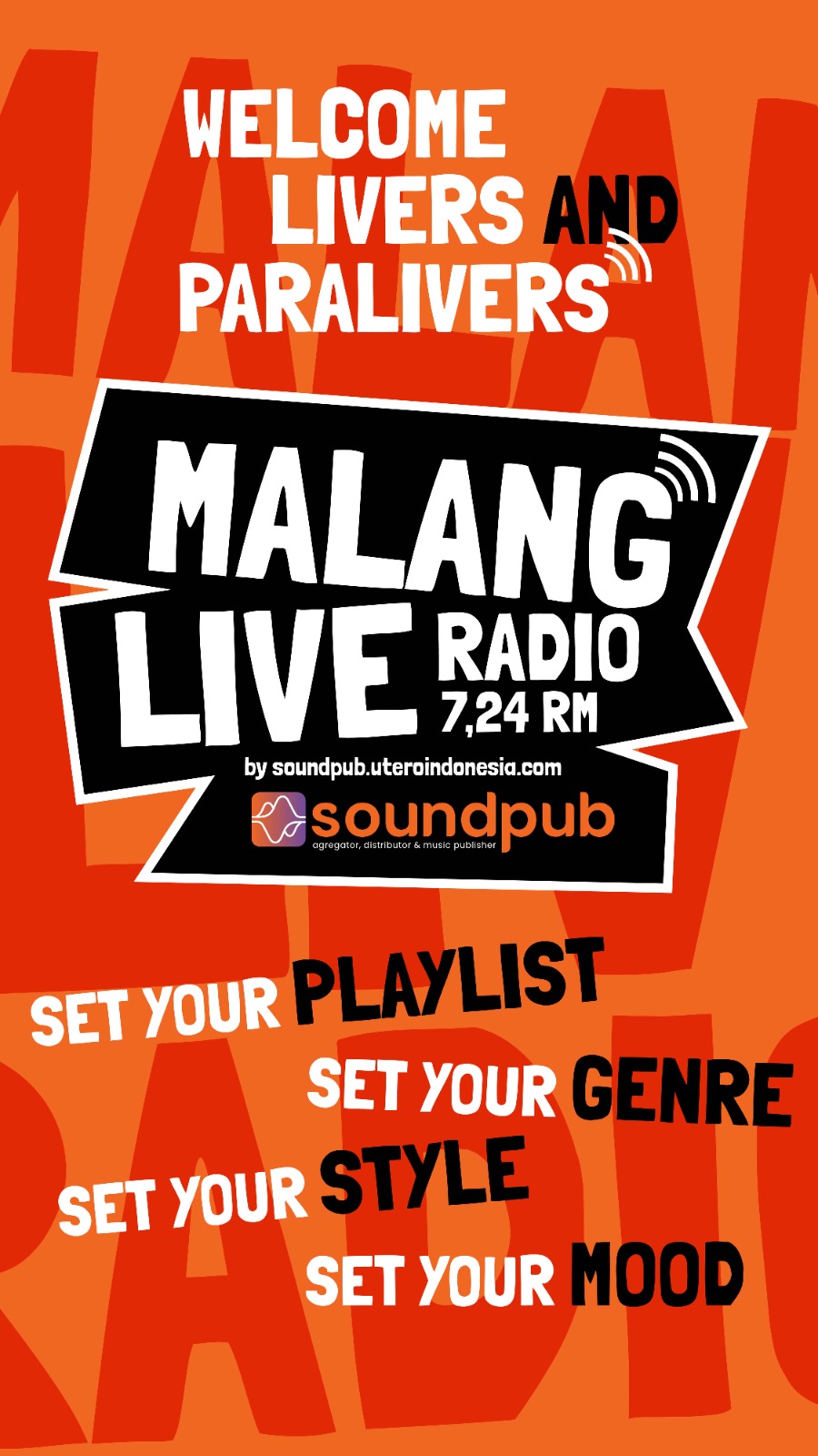 Malang Live Radio 724 RM – Musik Tanpa Henti dari SOUNDPUB