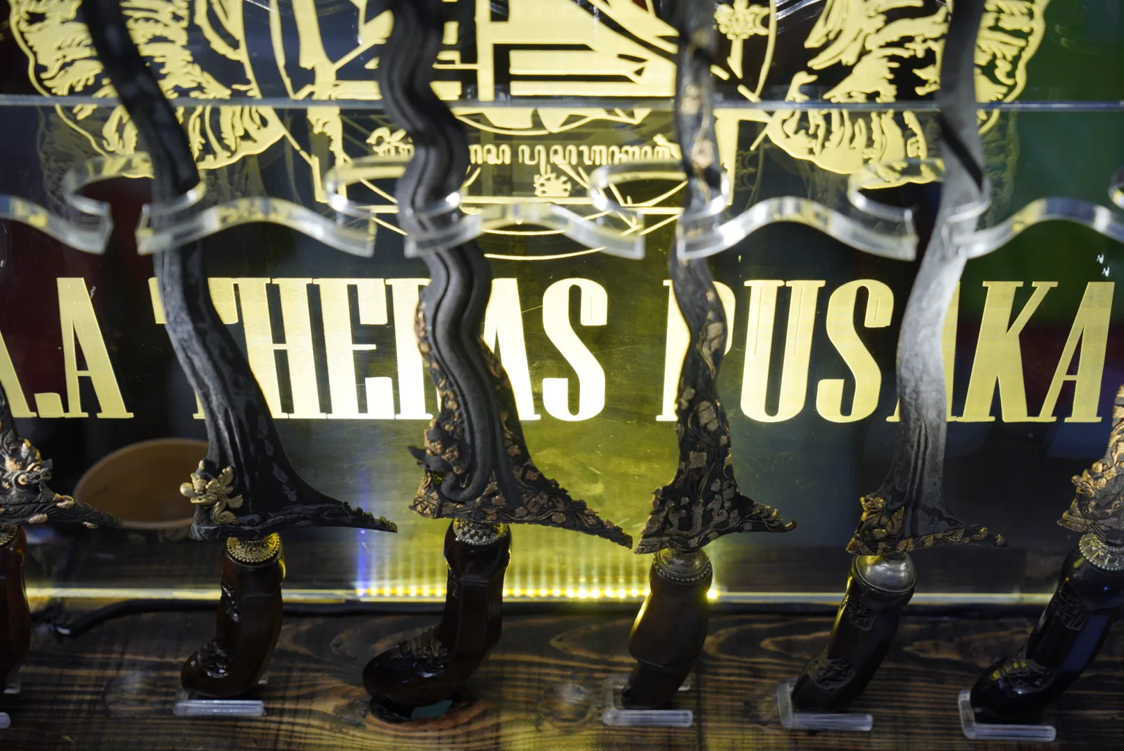 Display Keris Turut saat Gelaran FMIX di MCC Foto by Anom Harya