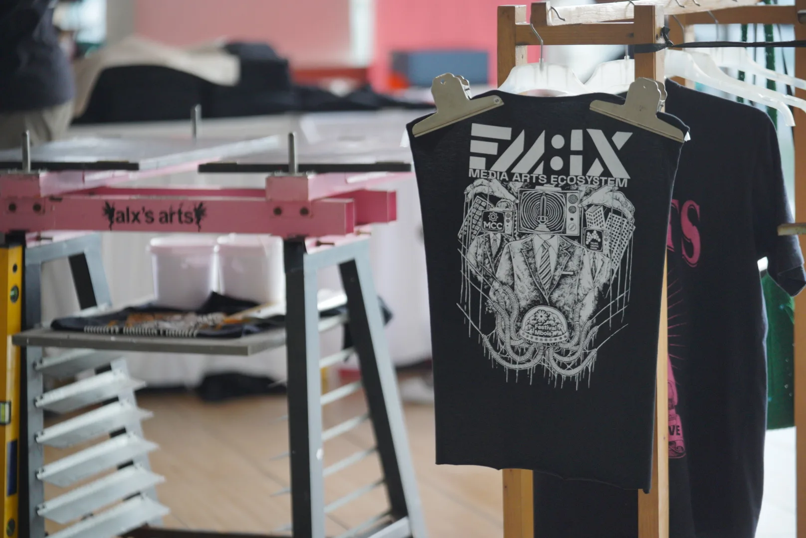 Live Sablon Turut saat Gelaran FMIX di MCC Foto by Anom Harya