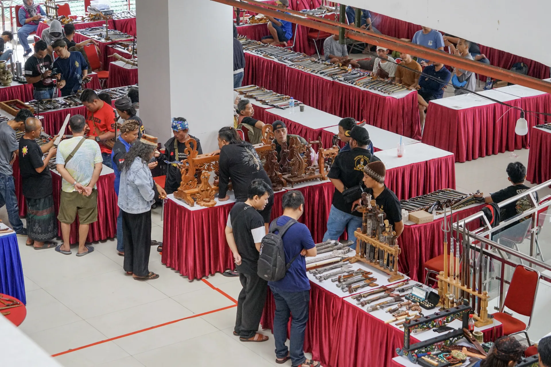 Suasana Pameran Keris saat Gelaran FMIX di MCC Foto by Apry Aje