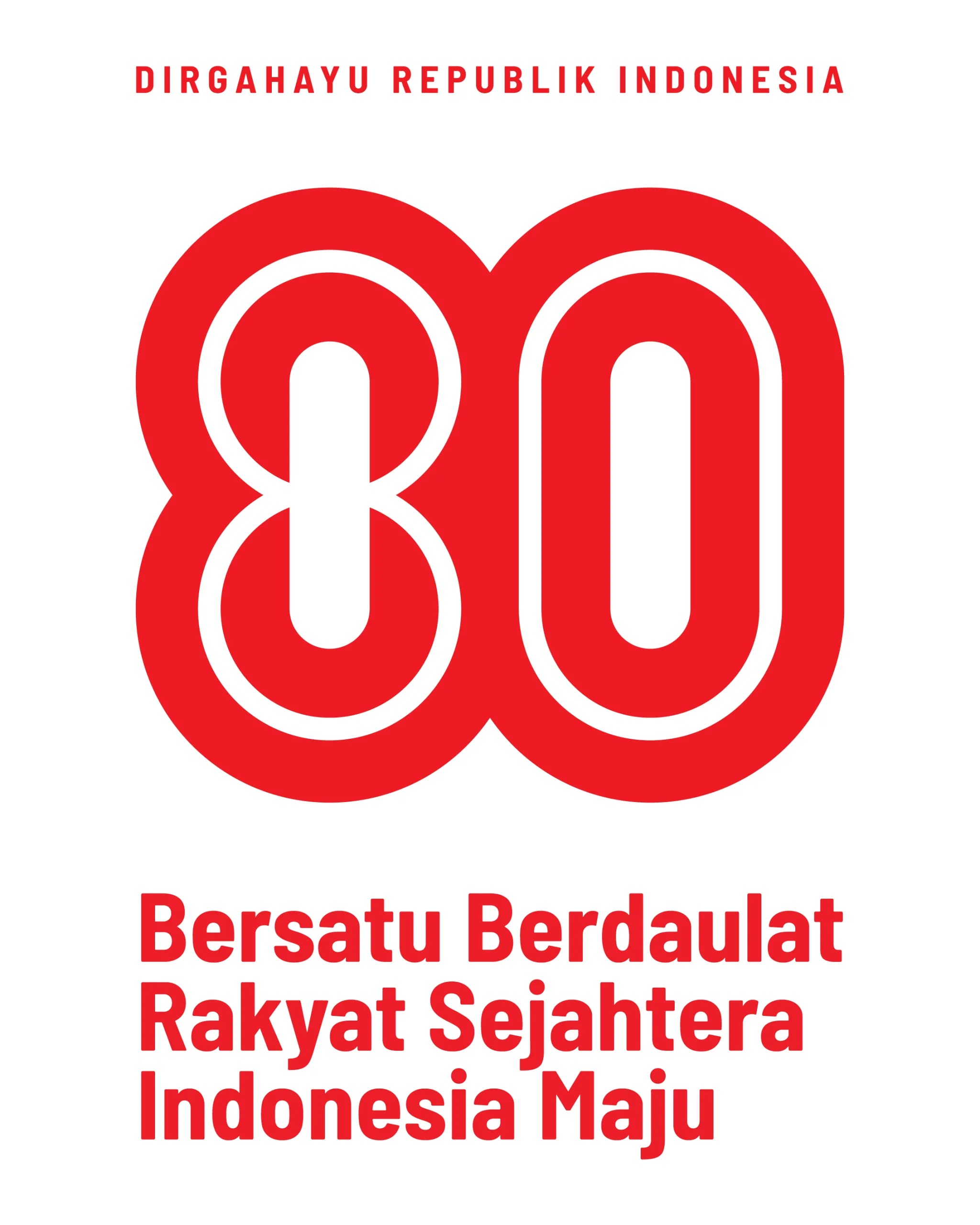 Logo dan Tema HUT ke-80 RI - EPOCHSTREAM