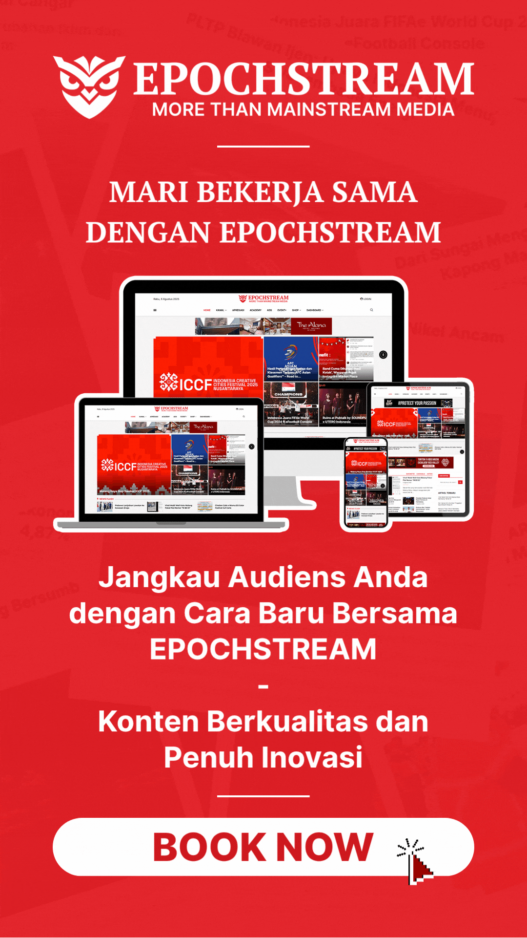 Book Now ADS by EPOCHSTREAM