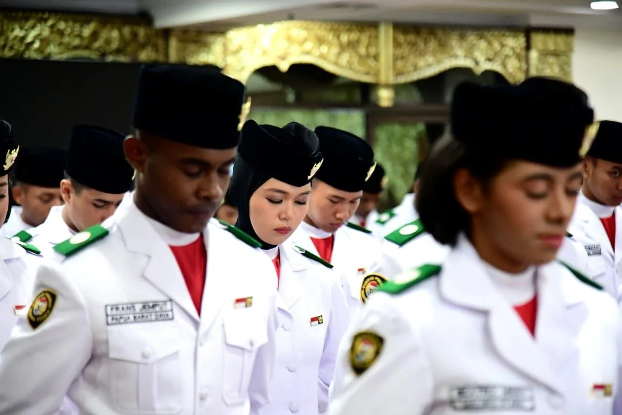 Tim Paskibraka “Indonesia Bersatu” Siap Laksanakan Upacara Penurunan Bendera HUT ke-80 RI di Istana Merdeka