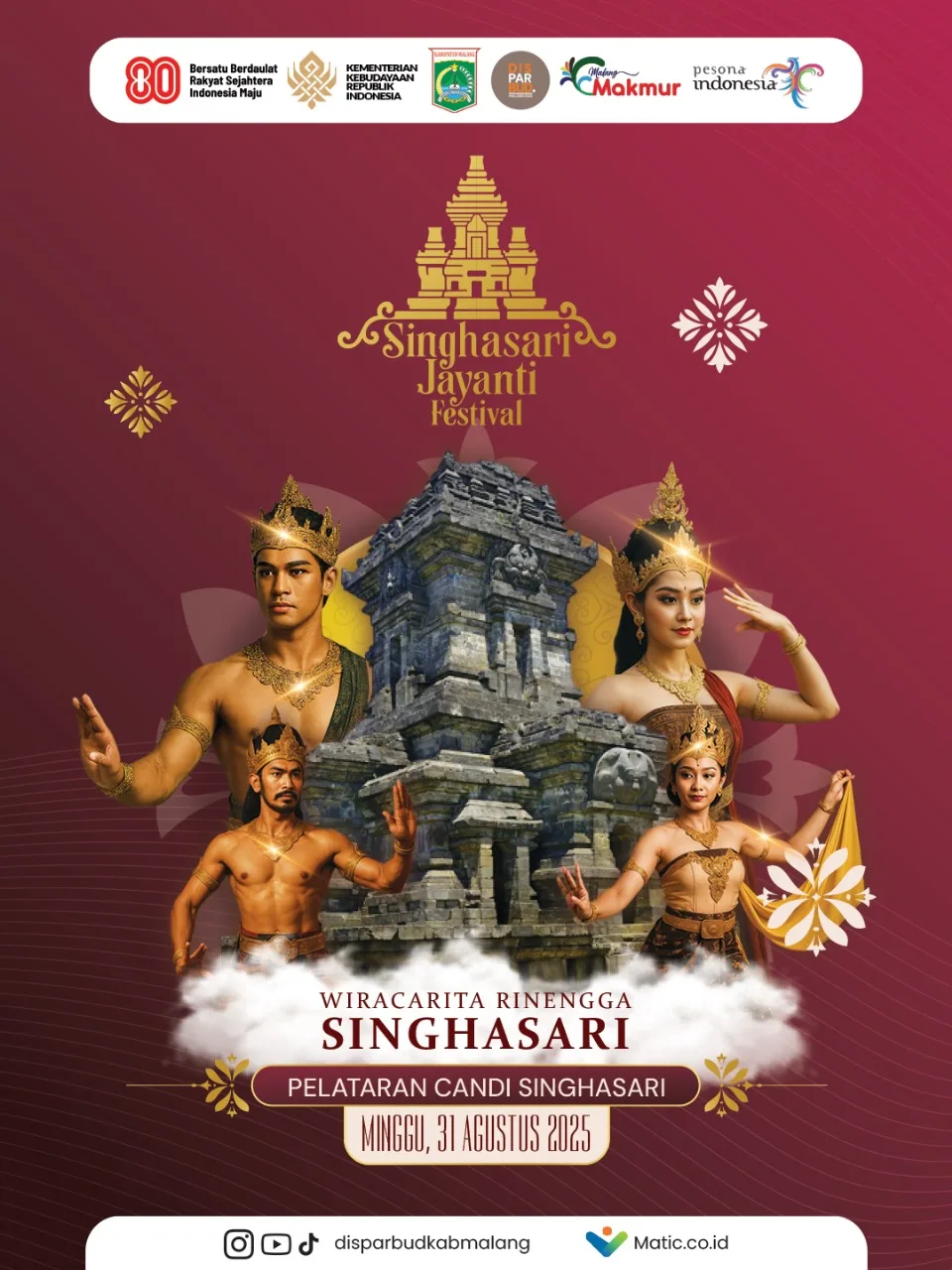Disparbud Kabupaten Malang Bakal Gelar Singhasari Jayanti Festival 2025 EPOCHSTREAM
