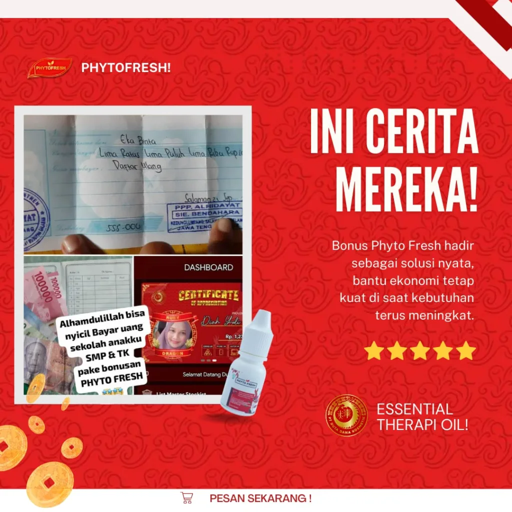 Rahasia Sehat Sekaligus Banjir Bonus dari Phyto Fresh
