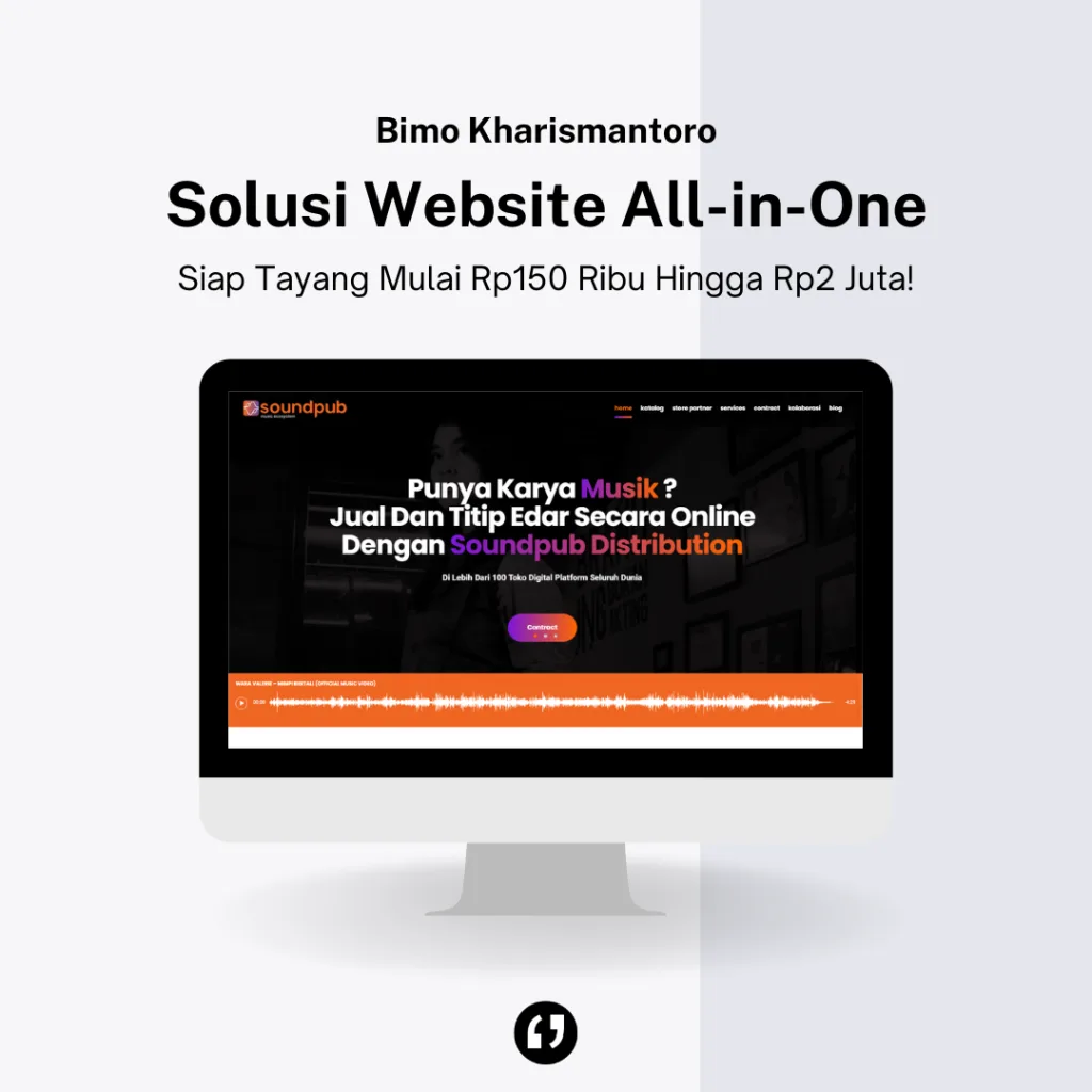 Solusi Website All-in-One - Siap Tayang Mulai Rp150 Ribu Hingga Rp2 Juta! - KILADS by EPOCHSTREAM