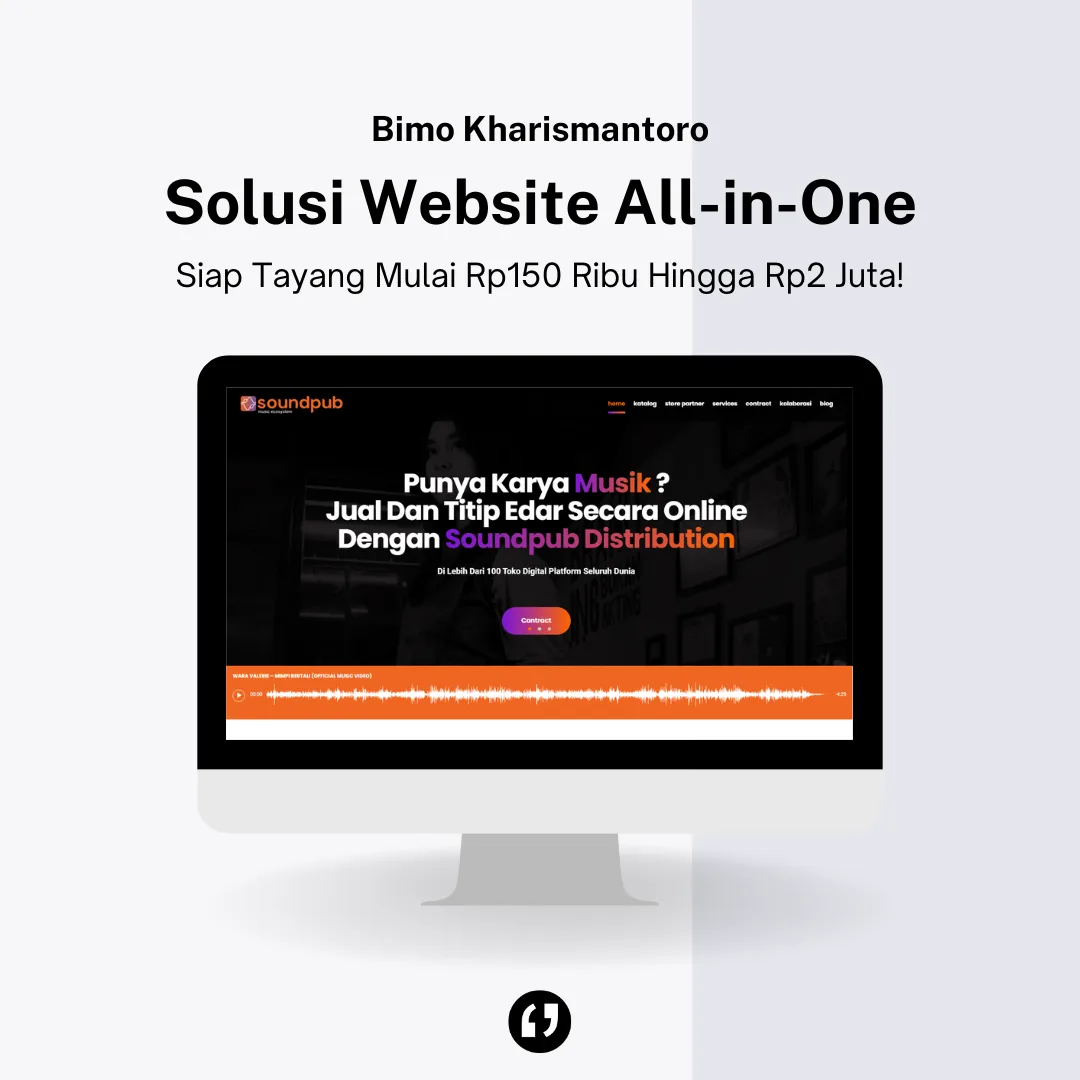 Solusi Website All-in-One - Siap Tayang Mulai Rp150 Ribu Hingga Rp2 Juta! - KILADS by EPOCHSTREAM