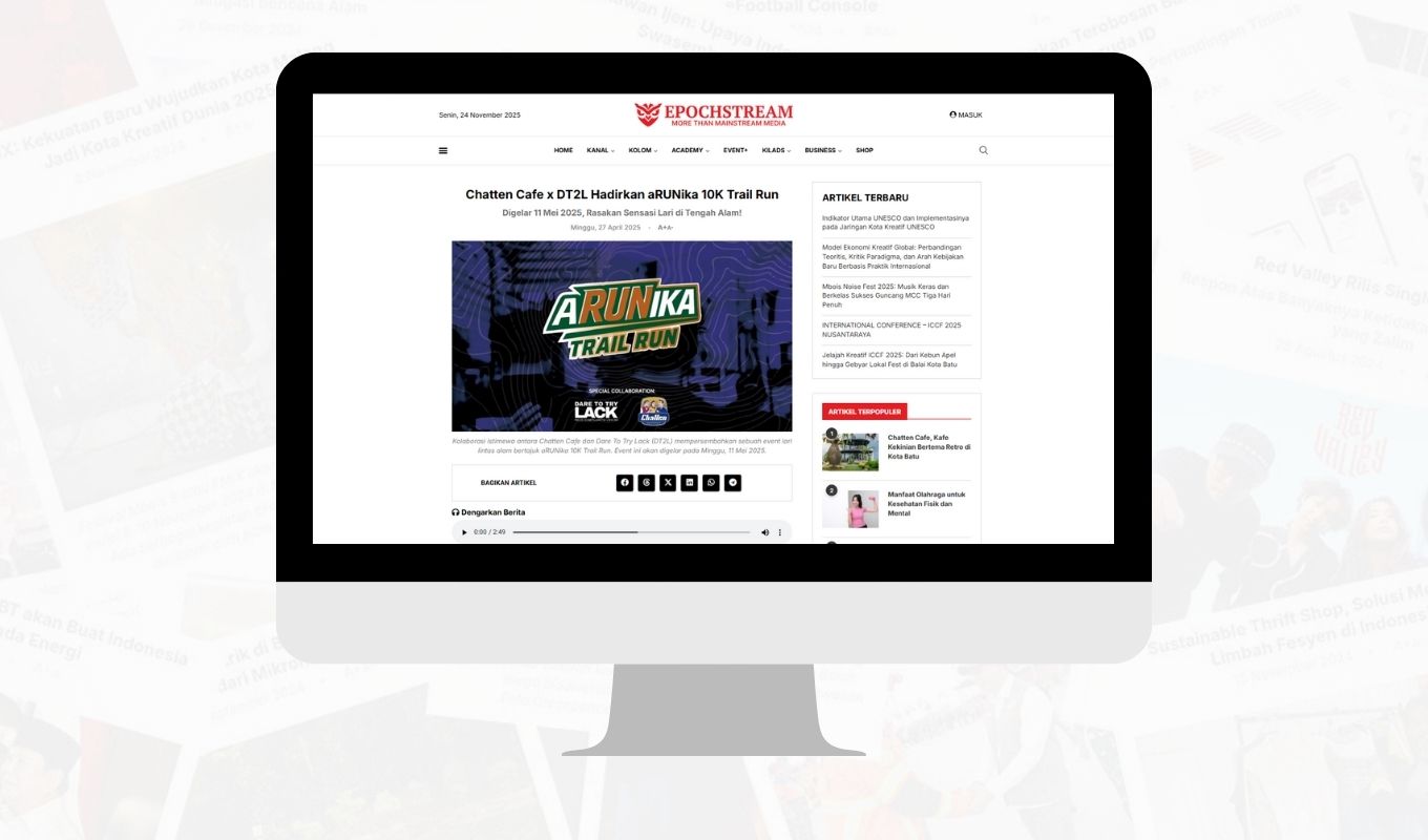 CONTOH ADVERTORIAL - BUSINESS by EPOCHSTREAM