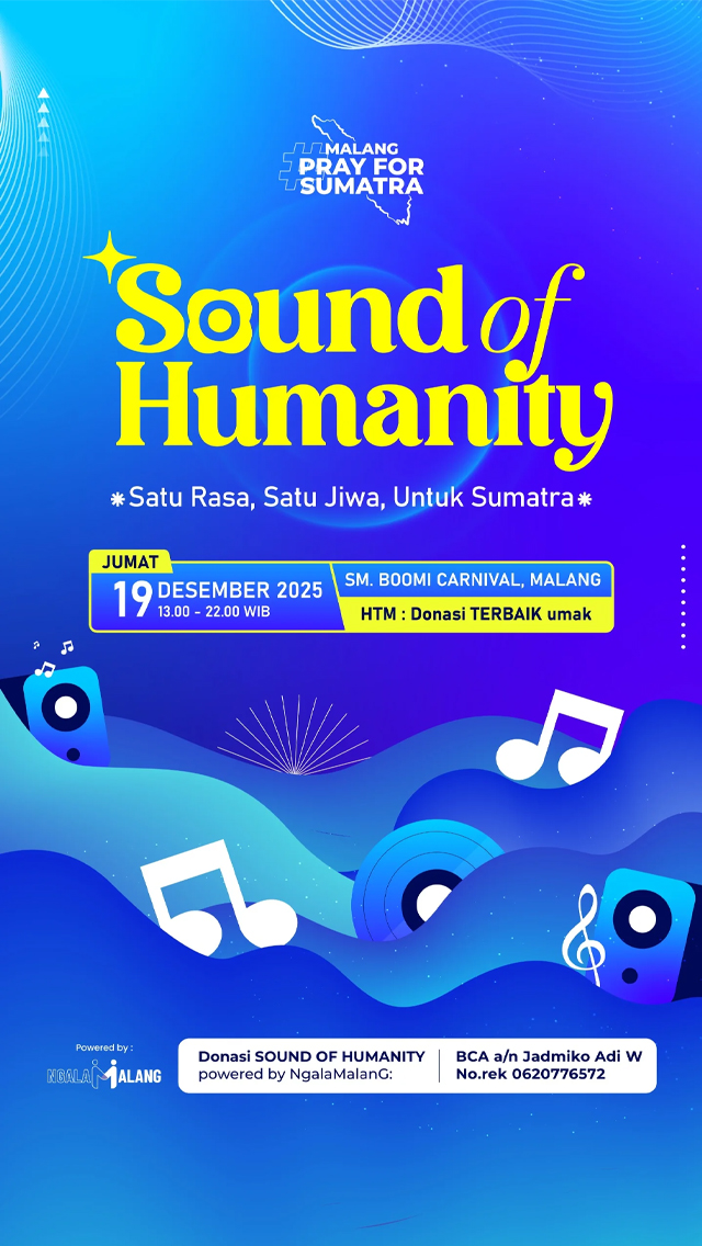 Malang Pray For Sumatra Sound of Humanity Ads Banner by EPOCHSTREAM | EPOCHSTREAM