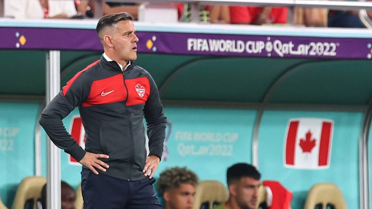 John Herdman saat Menjadi Pelatih Kanada pada FIFA World Cup 2022 di Qatar - Getty Images - EPOCHSTREAM